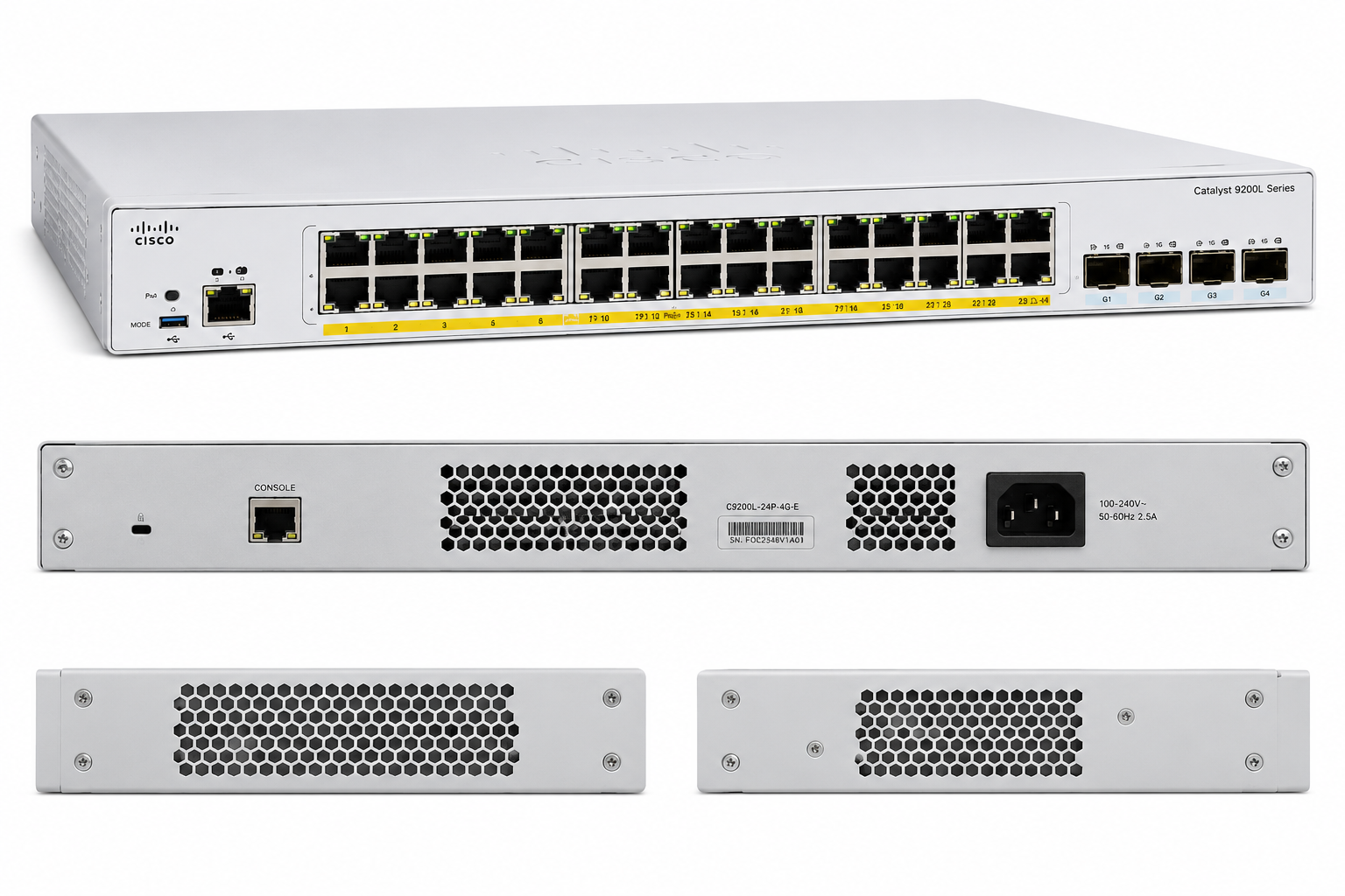 سوئیچ شبکه Cisco Catalyst C9200L-24p-4G-E - تصویر 2