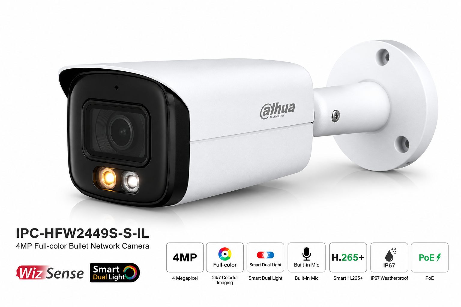 دوربین مداربسته تحت شبکه Dahua IPC-HFW2449S-S_IL
